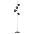 Ideal Lux - Staande LED Lamp PERLAGE 4xG9/3W/230V zwart/gerookt